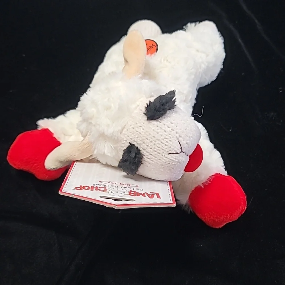 Multipet Lamb Chop Dog Toy with Squeaker, Large Size‎ NWT
